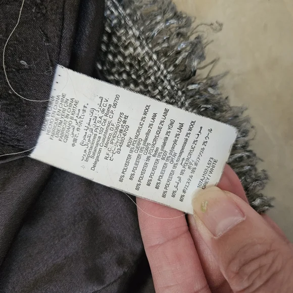 Bebe Women's Gray Tweed Jacket Size 10 - Picture 7 of 11